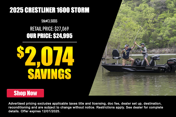 2025 Crestliner 1600 Storm